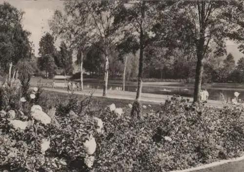 Bad Salzuflen - Partie am Kurparksee - 1957