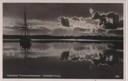 Timmendorfer Strand - Abendstimmung - ca. 1960