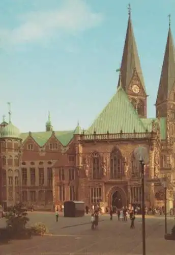 Bremen - Rathaus und Dom - ca. 1975