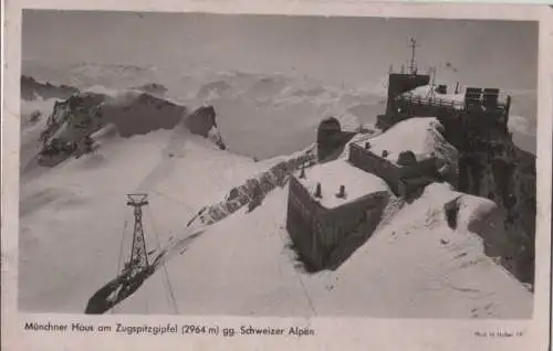 Zugspitze - Münchner Haus am Gipfel