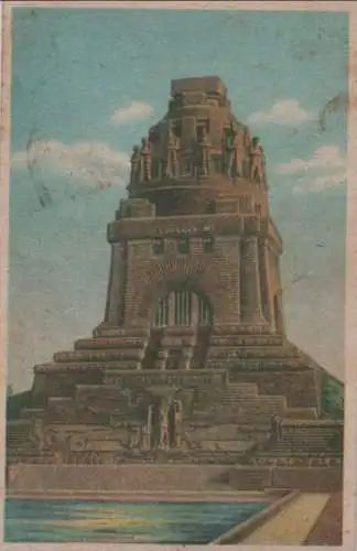 Leipzig - Völkerschlachtdenkmal - ca. 1925