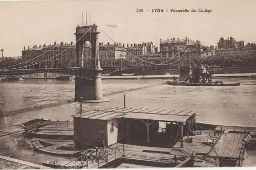 Frankreich - Lyon - Frankreich - Passerelle du College