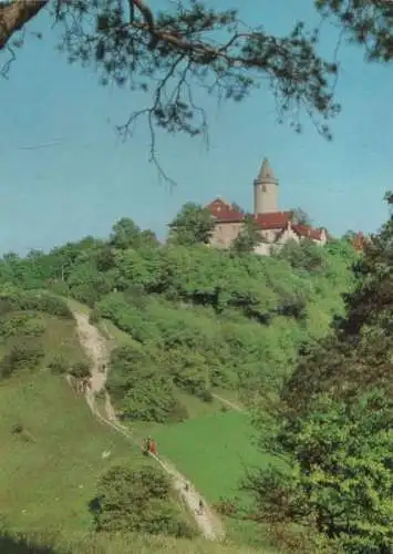 Kahla - Blick zur Leuchtenburg - 1990