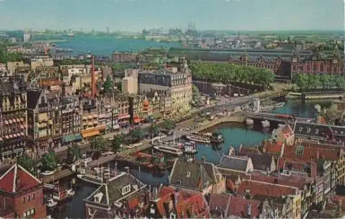 Niederlande - Niederlande - Amsterdam - Damrak mit Ansicht vom Y. - 1959