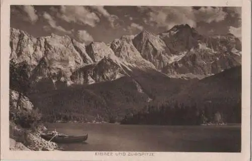 Eibsee - und Zugspitze - ca. 1930