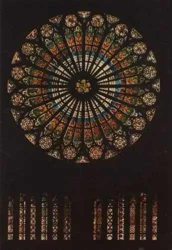 Frankreich - Frankreich - Strasbourg - La Rosace de la Cathedrale - ca. 1980