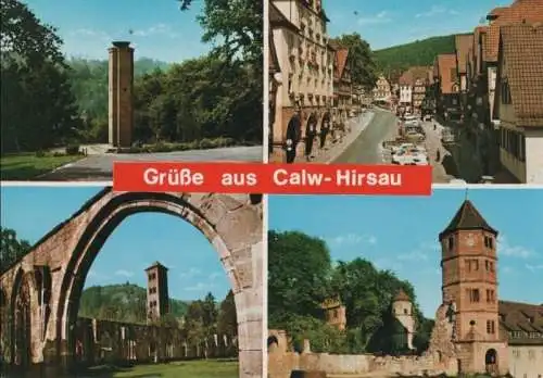 Calw-Hirsau - 4 Teilbilder - 1976