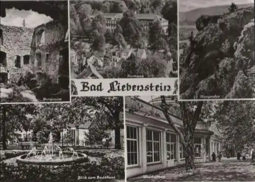 Bad Liebenstein - u.a. Blick zum Badehaus - 1976