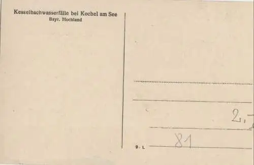 Kochel am See - Kesselbachwasserfälle