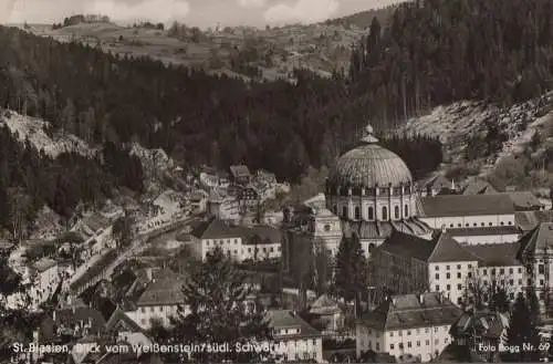 Sankt Blasien - vom Weißenstein - 1957