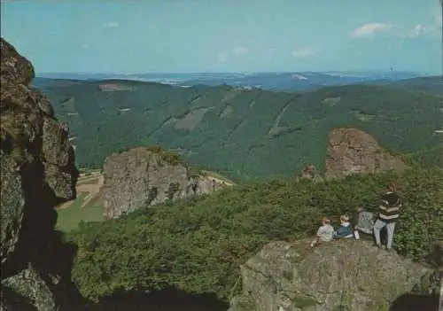 Bruchhauser Steine - Blick vom Feldstein - 1967