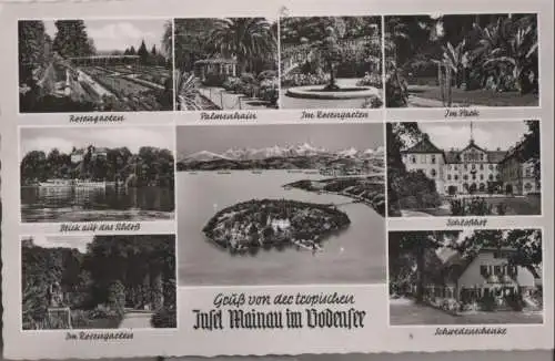 Mainau - u.a. Blick auf das Schloß - 1955