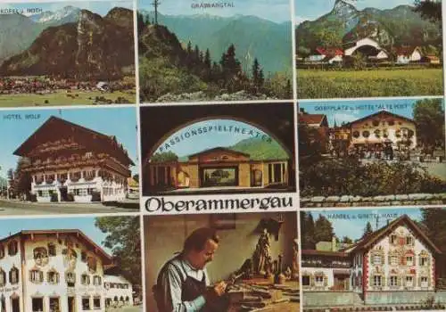 Oberammergau u.a. Hänsel und Gretel Haus - ca. 1985