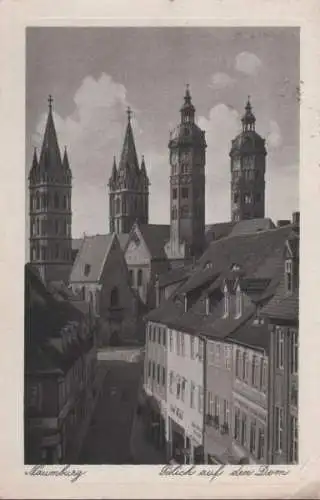 Naumburg - Blick au den Dom - 1930