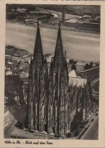 Köln - Blick auf den Dom - 1959