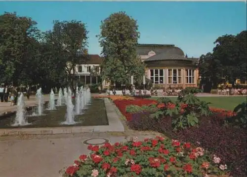 Bad Salzuflen - Fontänen und Kurhaus - ca. 1980