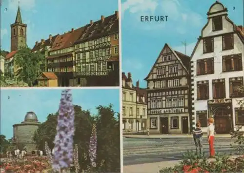 Erfurt - u.a. Weinrestaurant Hohe Lilie - 1977