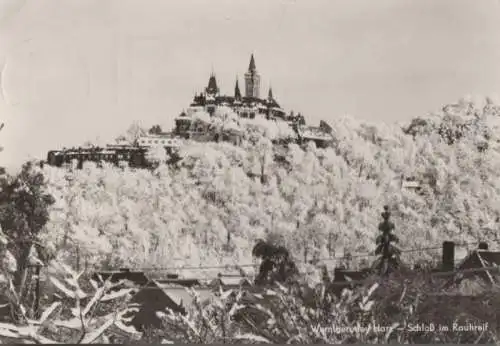 Wernigerode - Schloß im Rauhreif - 1979