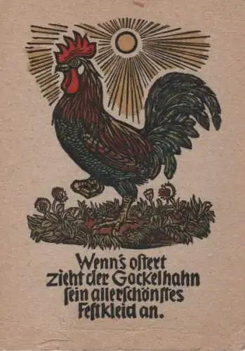 Wenns ostert Gockelhahn