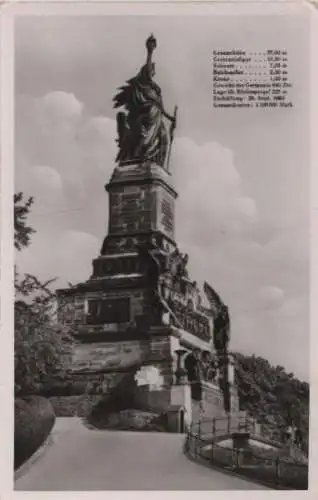 Rüdesheim, Niederwalddenkmal - ca. 1955