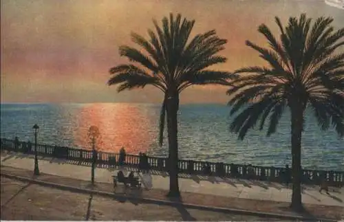 Frankreich - Frankreich - Cote d\\\\\\\’Azur - Effet de Soleil couchant - ca. 1950