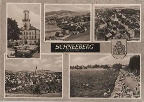 Schneeberg - u.a. Teilansicht - 1967