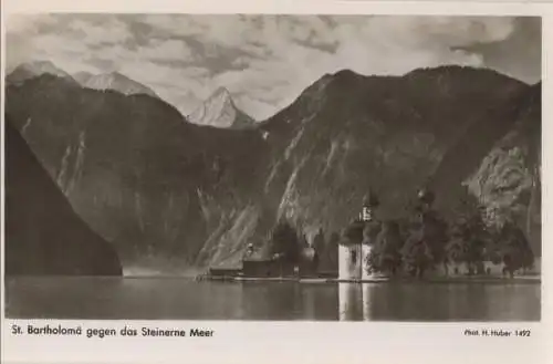 Schönau - St. Bartholomä - gegen das Steinerne Meer