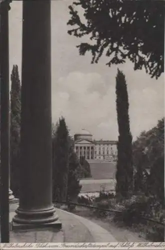 Kassel-Wilhelmshöhe - Blick vom Freundschaftstempel - ca. 1950