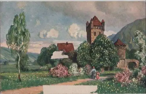 Landschaft altes Gemäuer