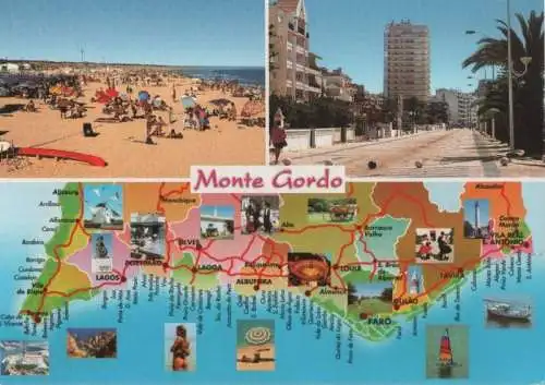 Portugal - Portugal - Monte Gordo - mit 3 Bildern - ca. 1995