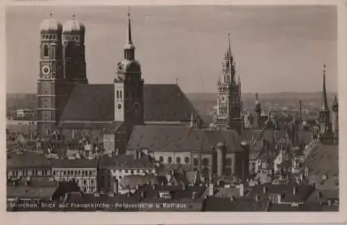 München - Blick auf Frauenkirche - 1950