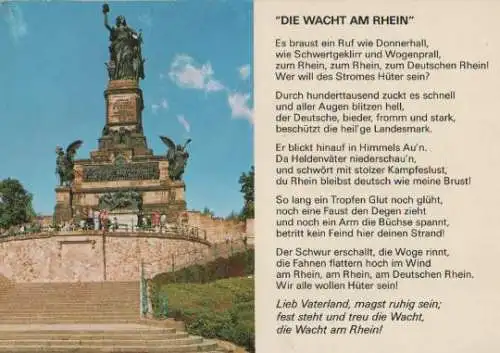 Rüdesheim - Niederwalddenkmal - ca. 1975