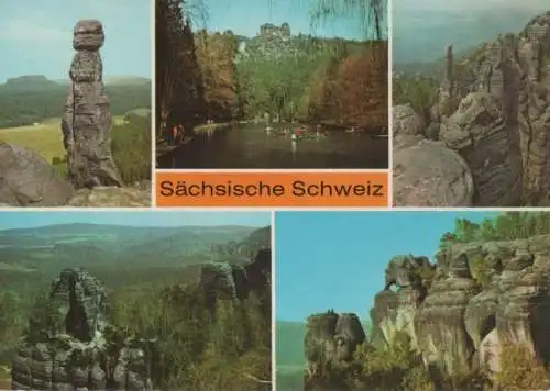 Sächsische Schweiz - u.a. Tante, Schrammsteine - 1988