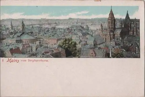 Mainz - vom Stephansthurm - ca. 1915