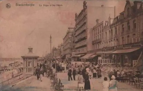 Belgien - Belgien - Blankenberge - La Digue et les Hotels - ca. 1935