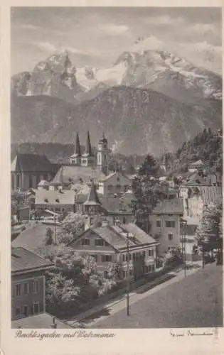 Berchtesgaden mit Watzmann - ca. 1955