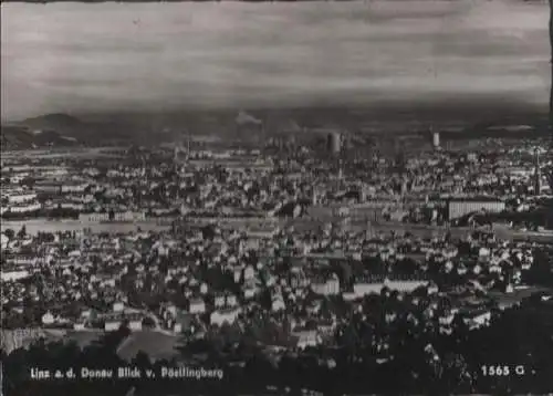 Österreich - Österreich - Linz - Blick vom Pöstlingberg - ca. 1965