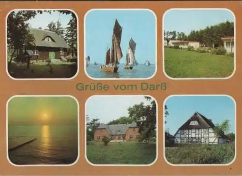 Darß - u.a. Prerow, Sonnenuntergang - 1987