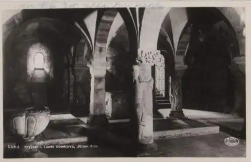 Schweden - Schweden - Lund - Kryptan i Lunds Domkyrka, Jätten Finn - 1952