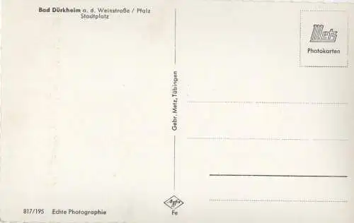 Bad Dürkheim - Stadtplatz