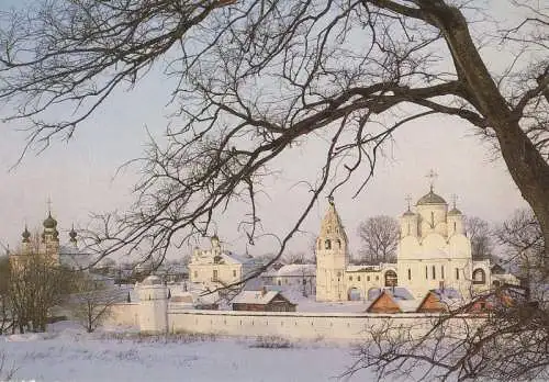 unbekannter Ort - Gebäude im Winter