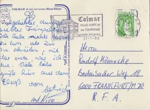 Frankreich - Colmar - Frankreich - 6 Bilder