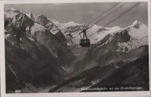 Österreich - Österreich - Großglockner - Schmittenhöhebahn mit Glocknergruppe - ca. 1955