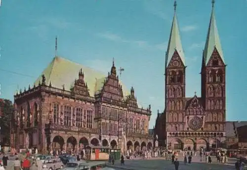 Bremen - Rathaus und Dom - ca. 1985