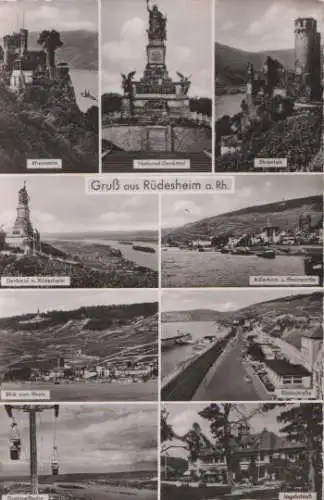 Gruß aus Rüdesheim Rh. - ca. 1955