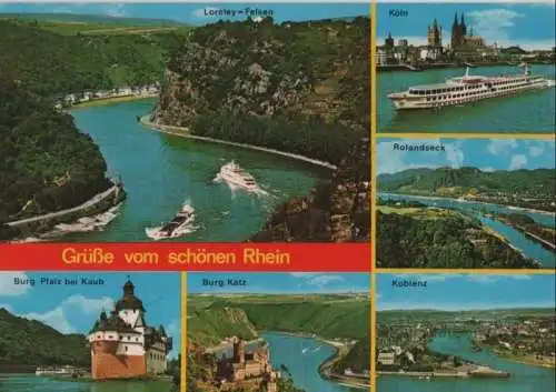 Rhein - u.a. Loreley-Felsen - ca. 1980