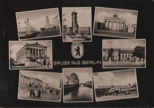 Berlin, Ostteil - mit 8 Bildern - 1962