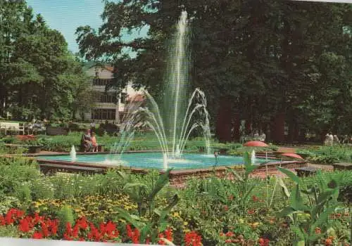 Bad Driburg - Fontäne im Kurpark - ca. 1980