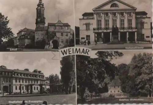 Weimar - u.a. Goethes Gartenhaus - ca. 1965