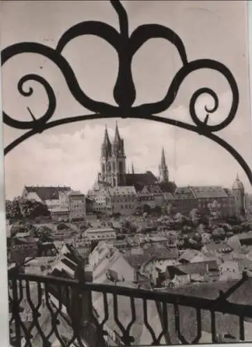 Meißen - Blick vom Rundgang des Frauenkirchturms - 1962